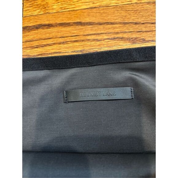 Helmut Lang Faux Leather Mini Skirt Medium - Picture 5 of 6